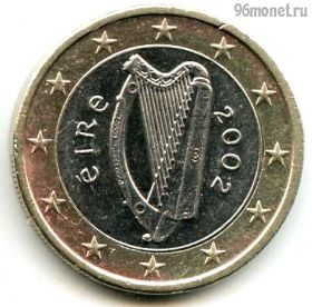 Ирландия 1 евро 2002
