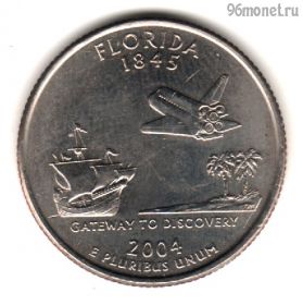 США 25 центов 2004 P Флорида