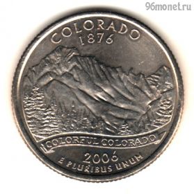 США 25 центов 2006 P Колорадо