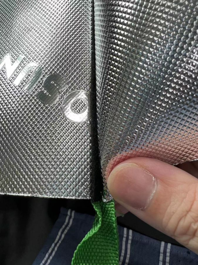 Светоотражающий материал ткань Mylar OXFORD 600D DIAMOND 100 х 140 см