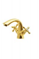 Вентильный смеситель для раковины Boheme Tradizionale Oro 291 схема 1