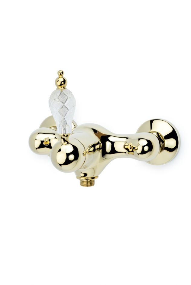 Изображение Однорычажный настенный смеситель для душа Boheme Crystal 284-CRST