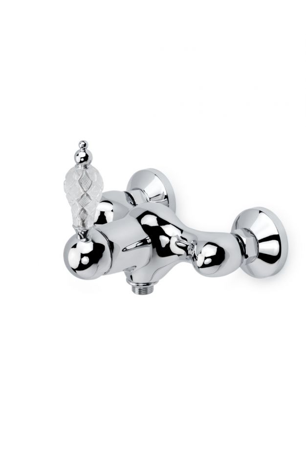 Настенный смеситель для душа Boheme Crystal 264-CRST