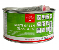 Шпатлевка 2К полиэфирная "Multi Green Glas Light" зелен. (1,3 кг)