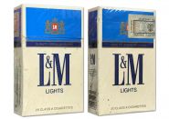 Сигареты - LM LIGHTS (синяя пачка). USA. Акциз 90-е. Оригинал verified
