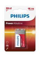 батарейка крона PHILIPS Power 6LR61/9V (алкалин)