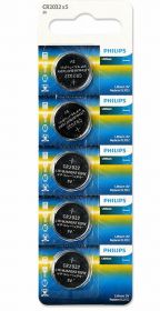 батарейка PHILIPS CR2032, 5/100/1000
