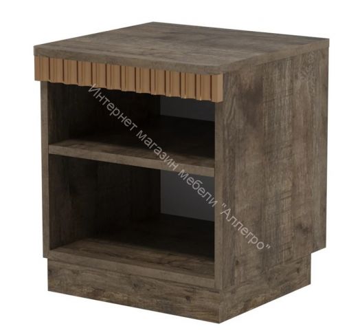 Тумба прикроватная на цоколе Ольга 3 Дуб коми