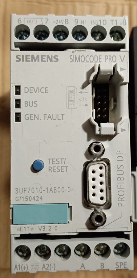 Siemens 3uf7010-1ab00-0 базовый модуль 2 simocode pro v