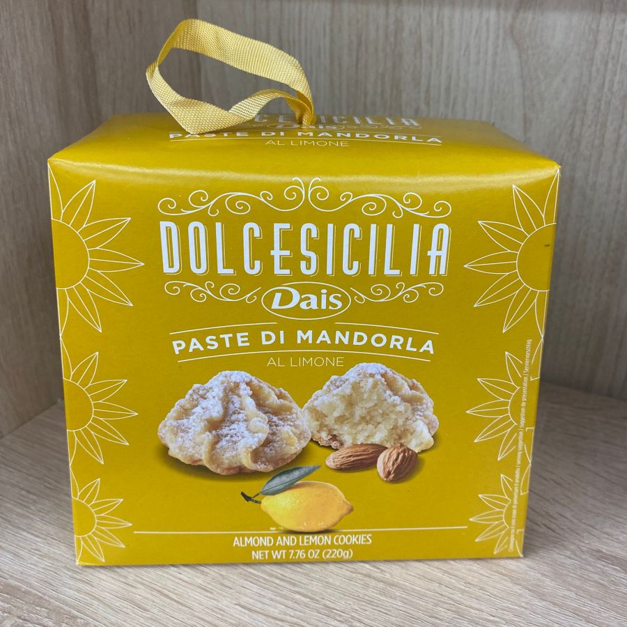 Миндальное печенье с лимоном Dolce Sicilia 220 г, Paste di mandorla al limone 220 g