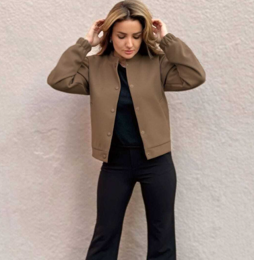 Бомбер теплый женский 51819