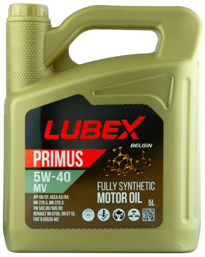 Lubex PRIMUS MV 5W-40, 5л