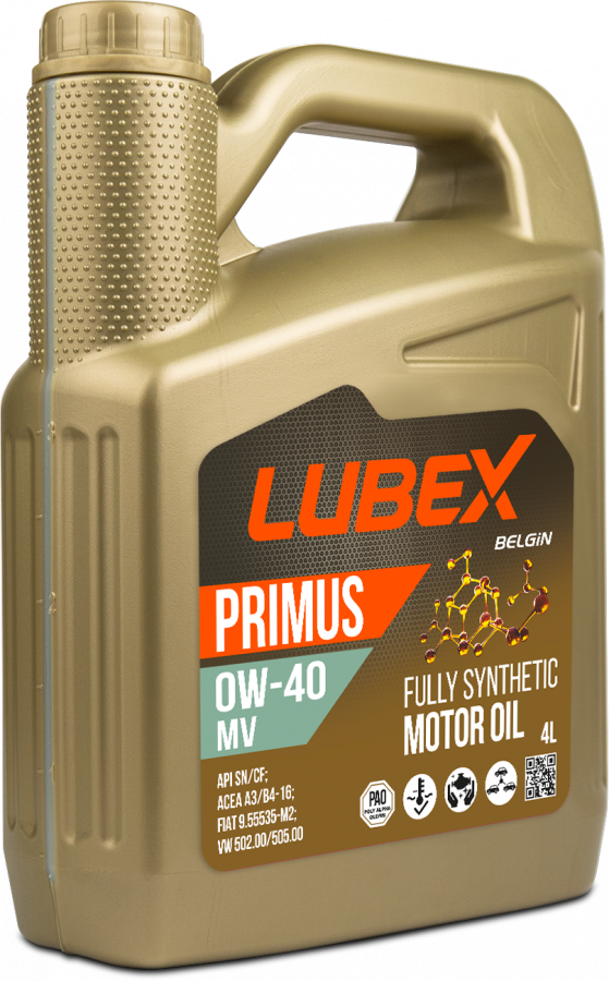 Lubex PRIMUS MV 0W-40, 4л