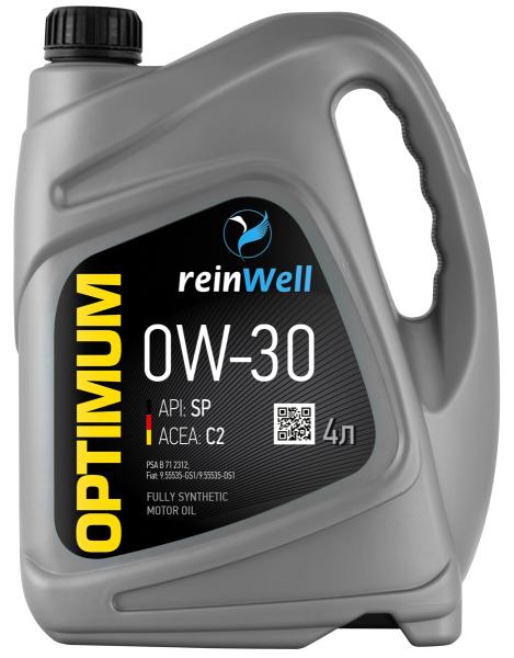 ReinWell 0W-30 API SP, ACEA C2, 4л