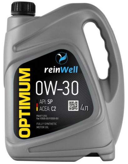 ReinWell 0W-30 API SP, ACEA C2, 4л