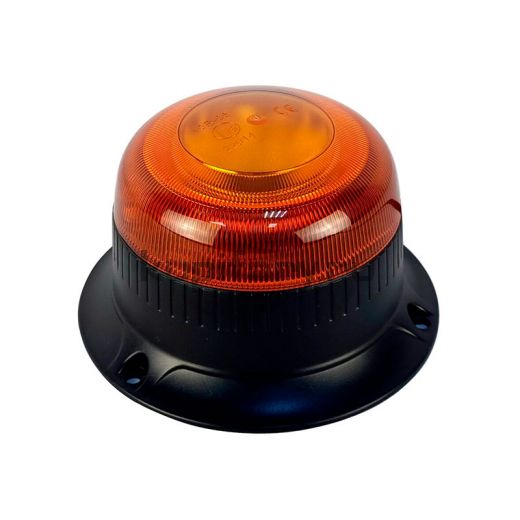Светодиодный проблесковый маячок 70мм для погрузчика 10-110V без магнита