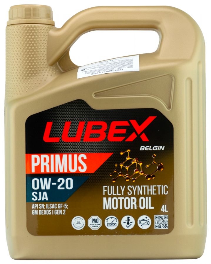Lubex PRIMUS SJA 0W-20, 4л