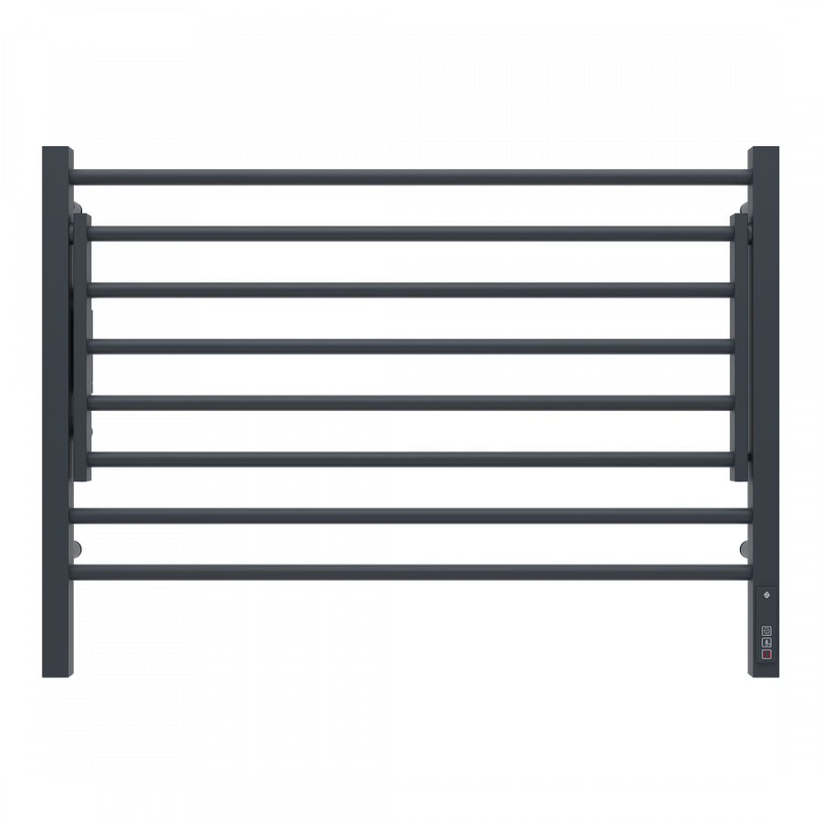 Горизонт П8 800х600 электро КС ЧЕРНЫЙ МУАР (sensor quick touch) Полотенцесушитель TERMINUS