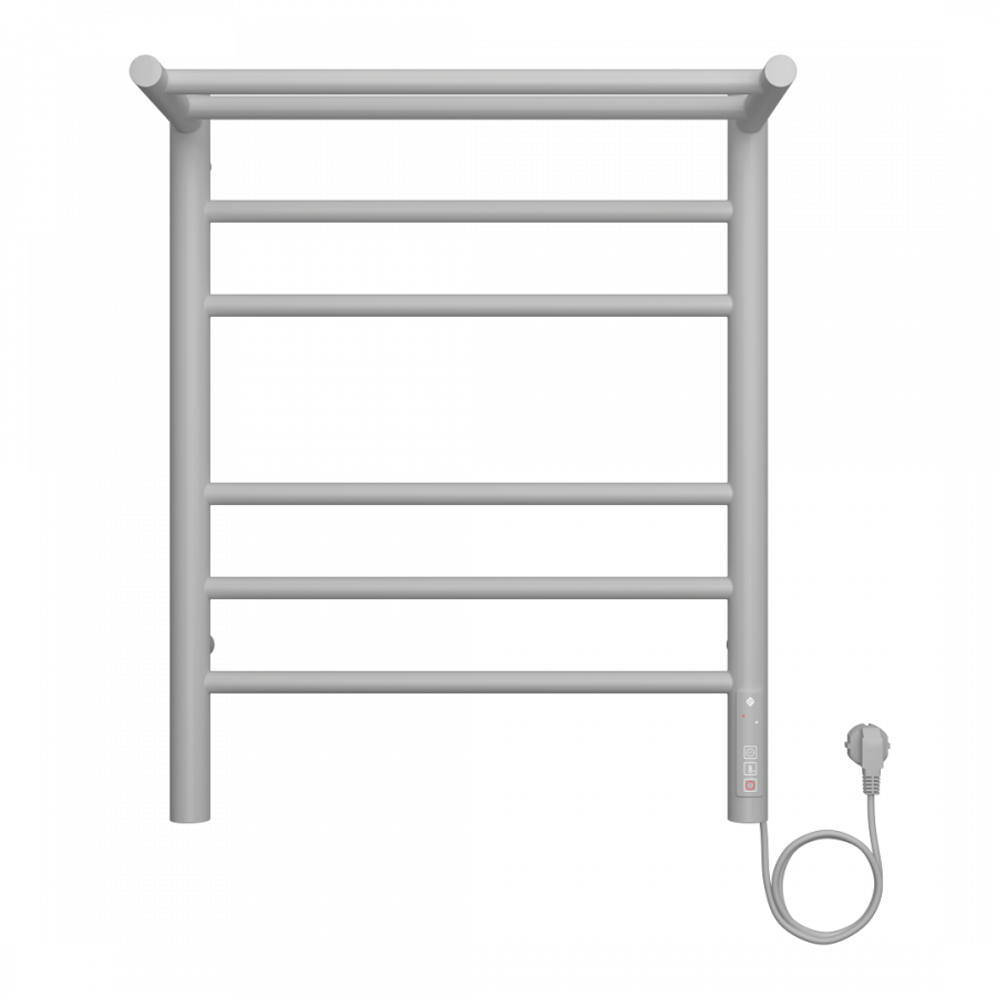 Аврора с/п П6 450х600 электро КС 9003 матовый ( new встроен диммер) Полотенцесушитель TERMINUS