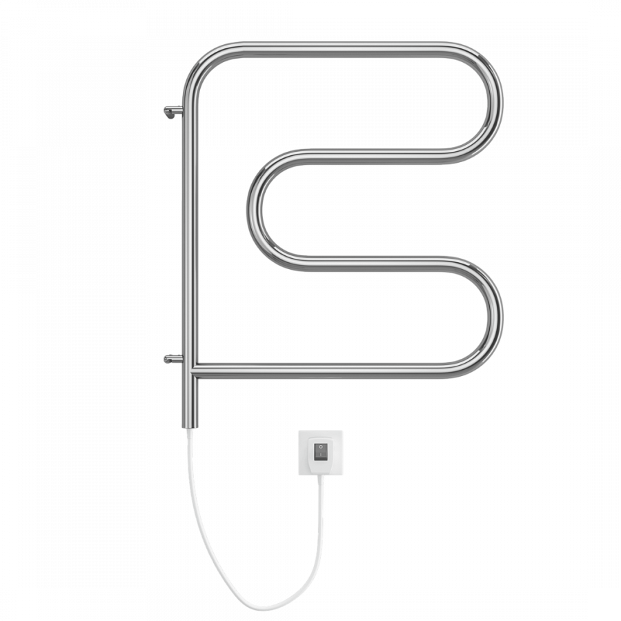 Электро 25 F-обр 500х500 поворотный Полотенцесушитель TERMINUS