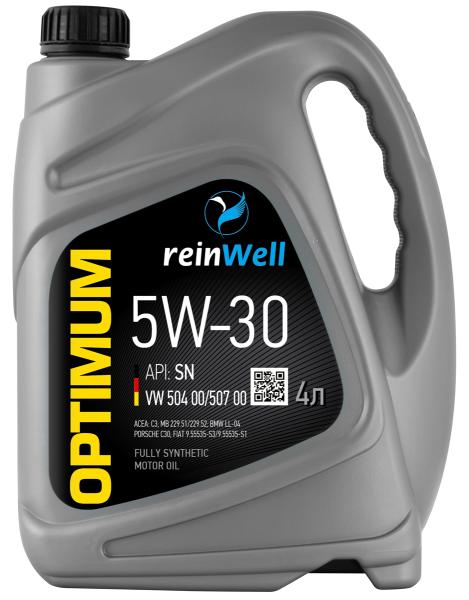 ReinWell 5W-30 API SN, VW 504.00/507.00, 4л