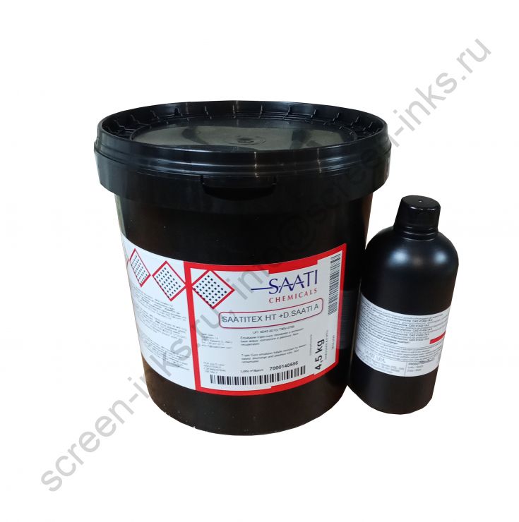 Фотоэмульсия SAATI HT (4,5 кг.) пластизоль, водная, вытравная краски
