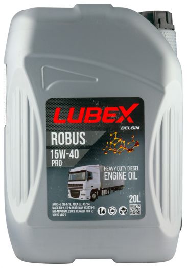 Lubex ROBUS PRO 15W-40, 20л