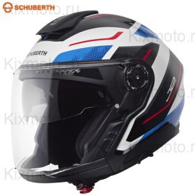 Шлем Schuberth J2 Sigma, белый с синим красным