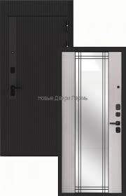 Входная дверь Страж 3К Вилья — МДФ, зеркало, 100 мм