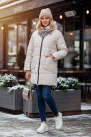 Куртка зимняя большие размеры, арт.2832 [светло-бежевый]