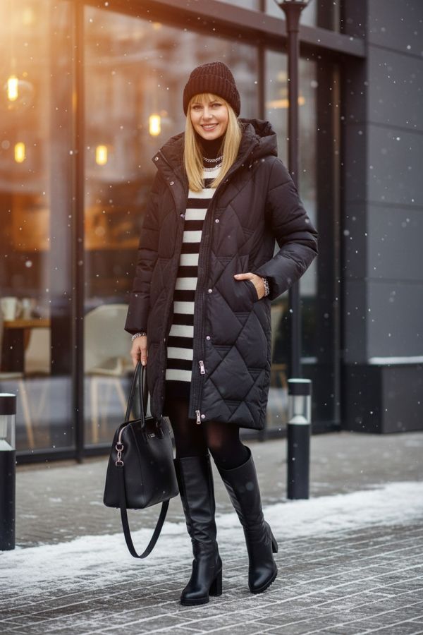 Зимняя куртка, арт.2886 [черный]