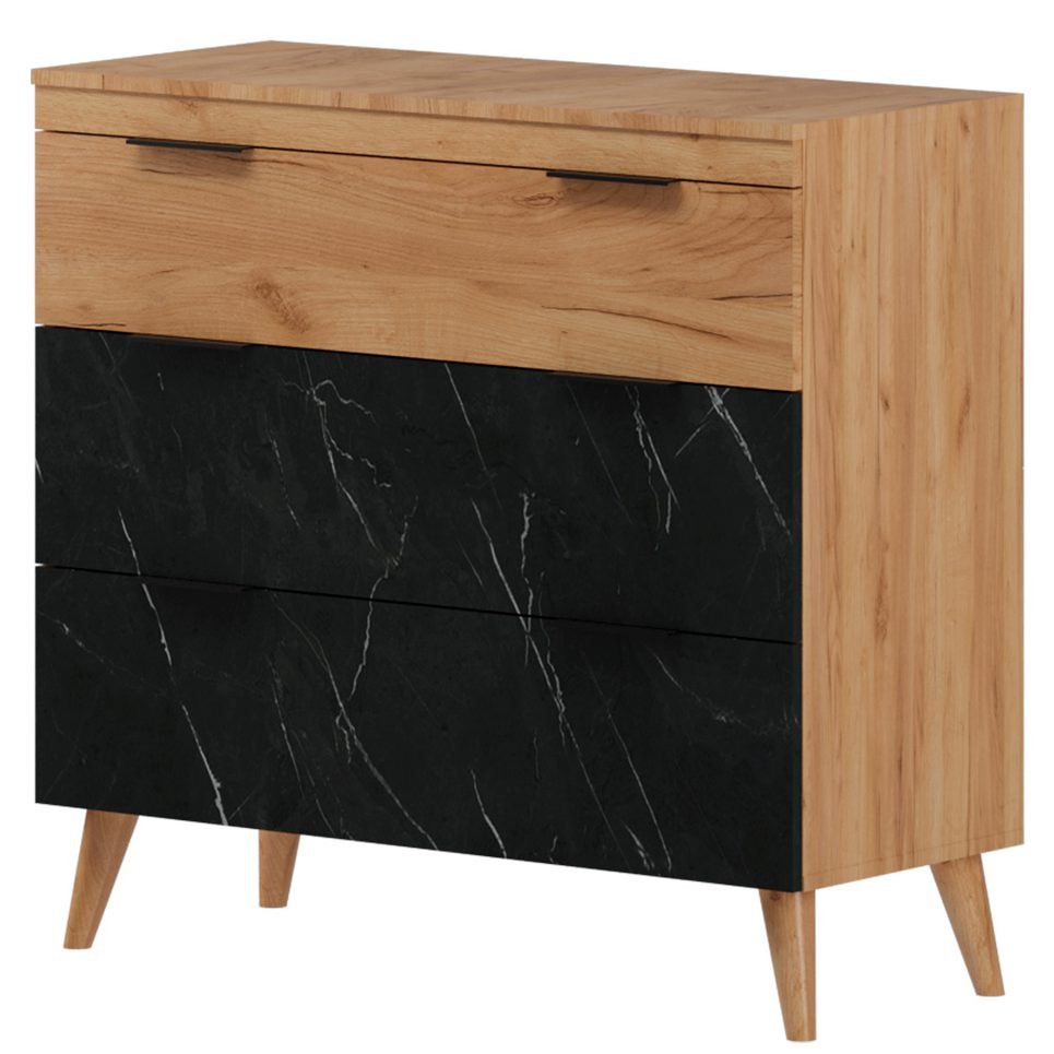 Комод Ольга 4 (Дуб золотистый/Креатель)