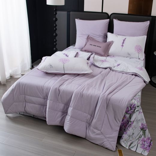 Комплект постельного белья Сатин Velouria Luxe с Одеялом VL019