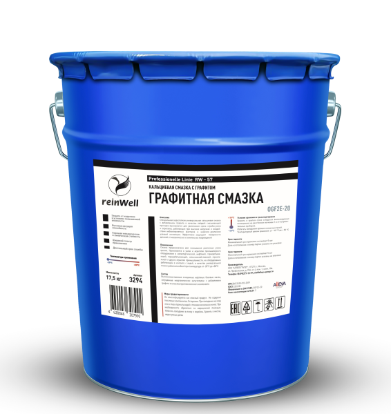 Смазка Графитная ReinWell RW-57, 17.5kg