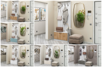 Прихожая СТИЛЬ-01 / Cashmere In 2S/ Белый