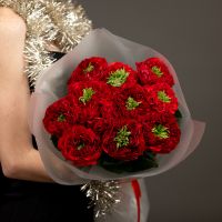 Новогодний букет "Искры праздника"