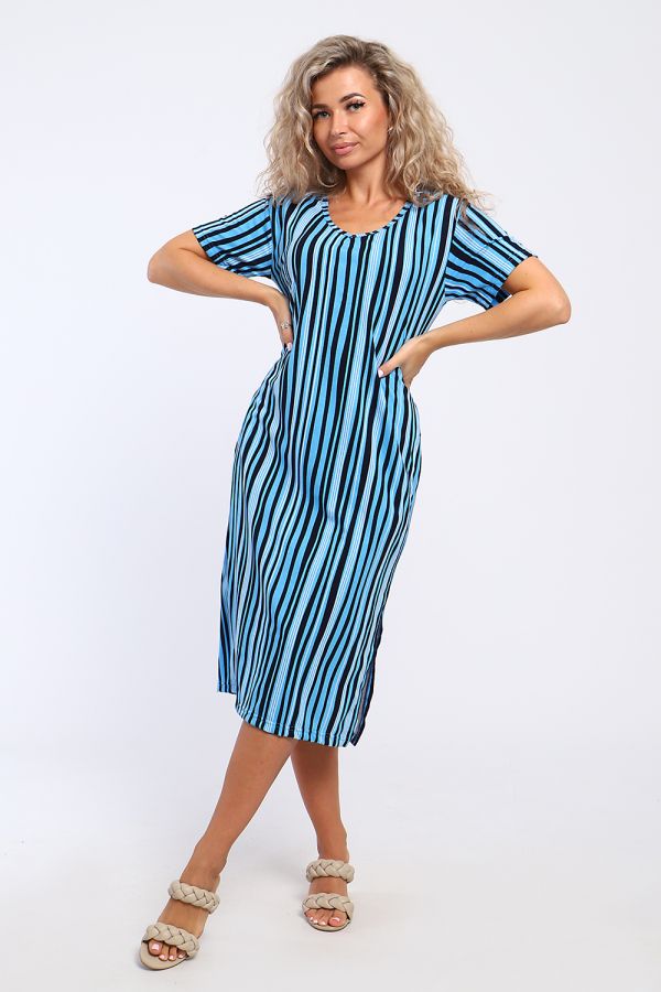 Платье 13279 [голубой]