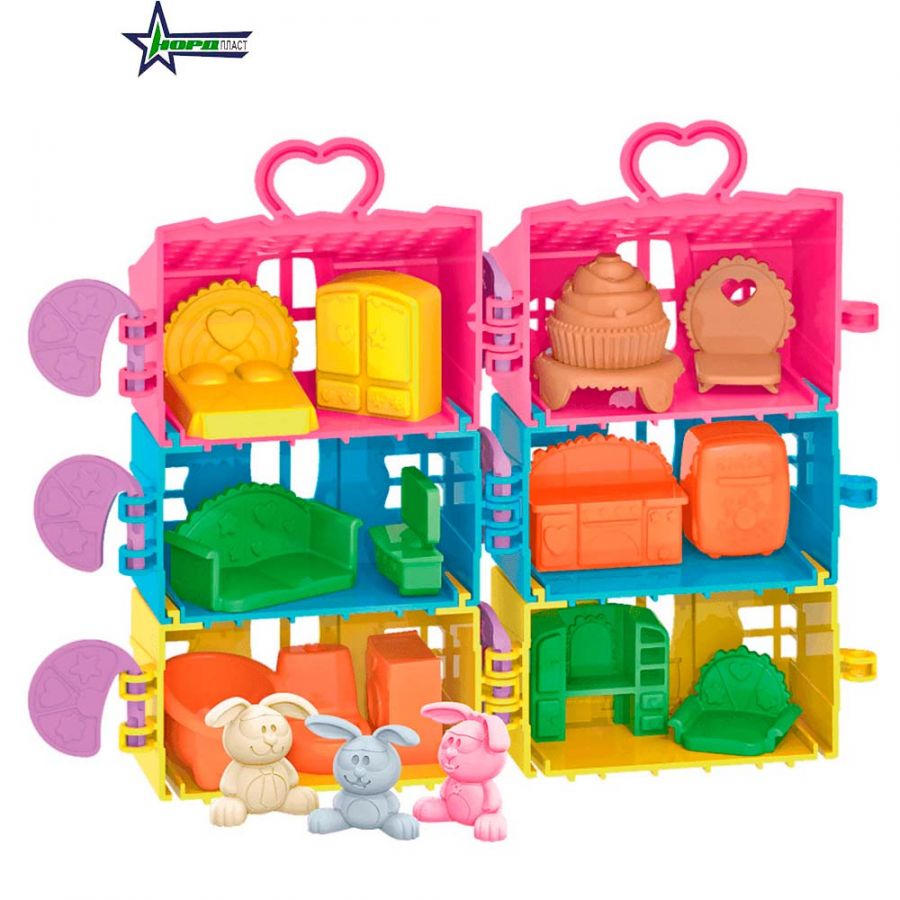 Игровой набор "Чемоданчик Зайкин Домик"