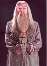 Автограф: Майкл Гэмбон. "Гарри Поттер". Редкость