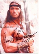 Автограф: Арнольд Шварценеггер. Конан