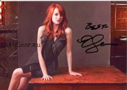 Автограф: Эмма Стоун