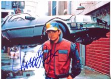 Автограф: Майкл Дж. Фокс. Назад в будущее II