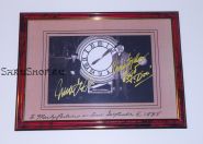 Автографы: Майкл Дж. Фокс, Кристофер Ллойд. Назад в будущее III