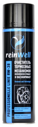 Очиститель тормозных механизмов ReinWell RW-38, 0.5л