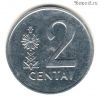 Литва 2 цента 1991