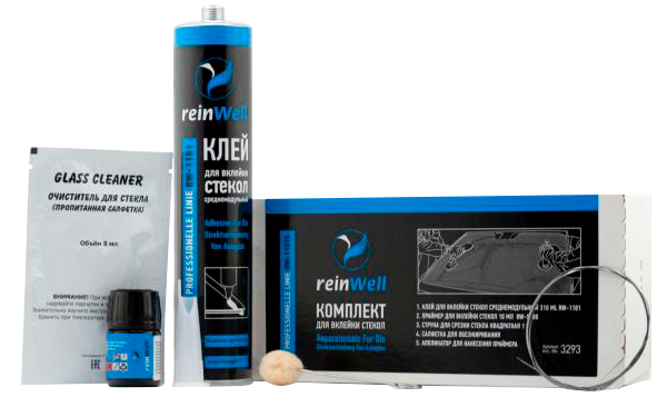 Набор для вклейки стекол (среднемодульный) со струной ReinWell, 0,31л