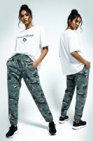 Домашний костюм с брюками 395 [хаки,бел]