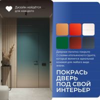 Покраска двери с фурнитурой кромкой с 4 сторон 2300/2400 черный со стабилизатором