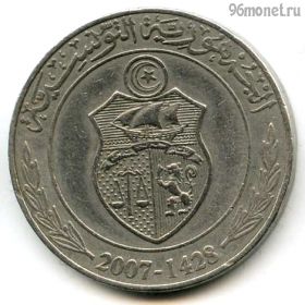 Тунис 1 динар 2007