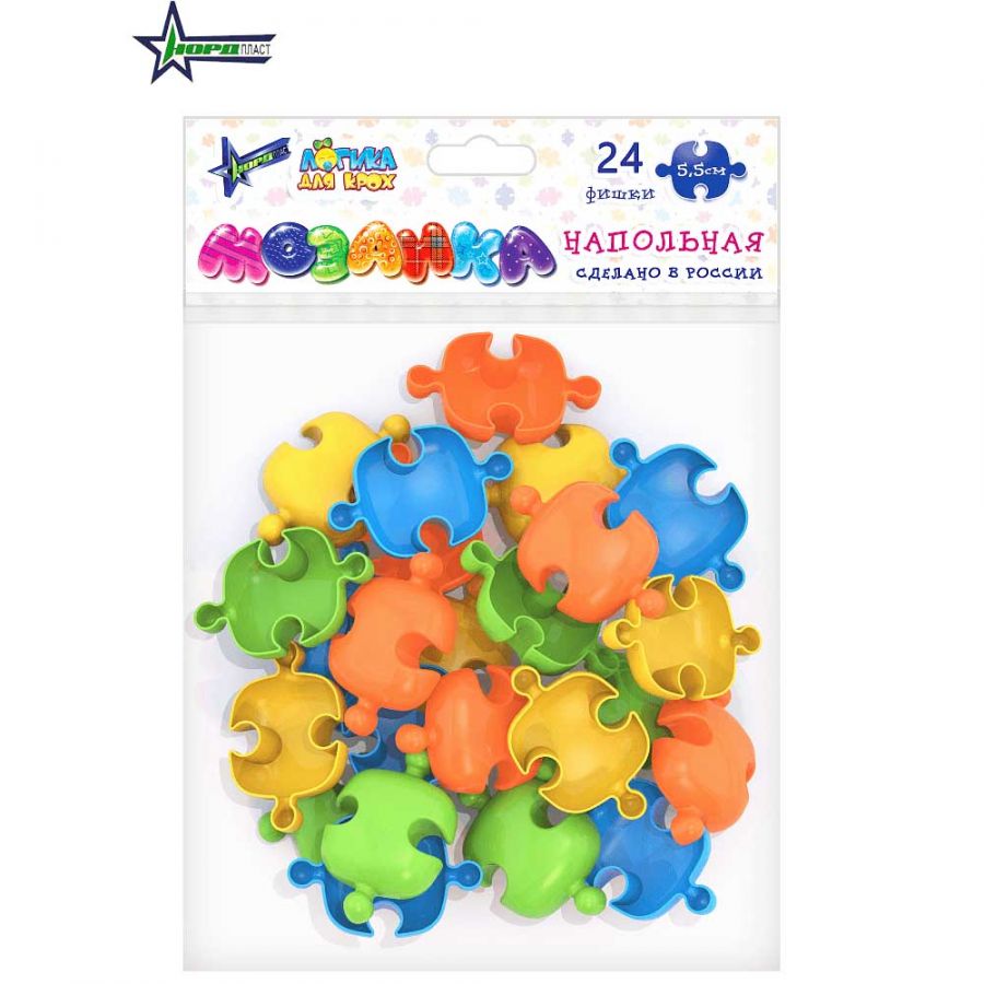 Напольная мозаика (24 фишки в пакете)